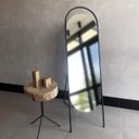 Ver imagem 3 de Espelho Decorativo de Chão Portal Fit s/ Suporte 1P Preto 150x43cm Oblongo