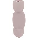 Ver imagem 1 de Vaso Decorativo Enfeite Casa Geométrico Home&co Cerâmica 21x7x7cm Rosa Claro