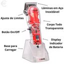 Ver imagem 3 de Máquina de Corte Wmark Ng-407 Profissional Acabamento Barba