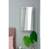 Porta Joias Acessórios Parede Colares Móveis Mdf Branco com Espelho e Veludo 67cm x 35cm - 1