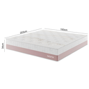 Ver imagem 2 de Colchão Espuma Ortopédico King Size 34x193x203cm Marte Rose - Casa Giulia