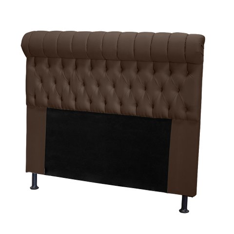 Cabeceira Tóquio 120 cm Suede Marrom