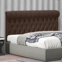 Ver imagem 2 de Cabeceira Tóquio 120 cm Suede Marrom