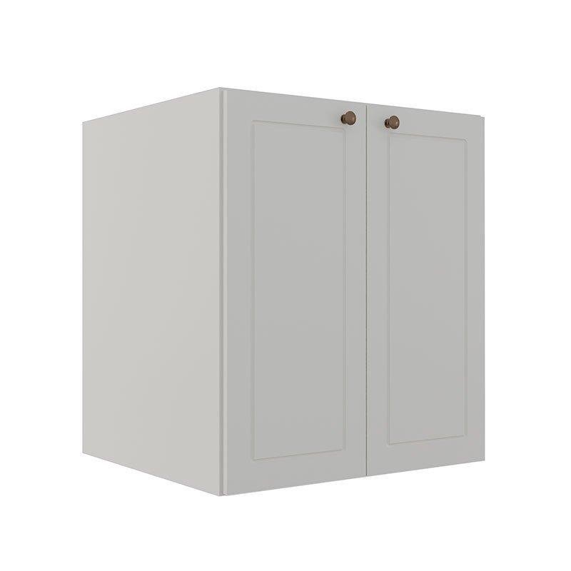 Módulo Balcao 60cm 2 Portas 100% Mdf Cozinha Modulada Provence Robel Fendi/fendi - 1