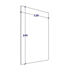 Painel de Tv P/ Sala de Reunião 195cm X 120cm Czs F5 Office Cor:cinza Sagrado - 2