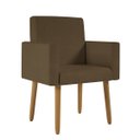 Ver imagem 4 de Kit 02 Poltronas Decorativa Sala Oferta - Balaqui Decor Cor:marrom
