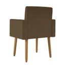 Ver imagem 6 de Kit 02 Poltronas Decorativa Sala Oferta - Balaqui Decor Cor:marrom
