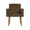 Ver imagem 5 de Kit 02 Poltronas Decorativa Sala Oferta - Balaqui Decor Cor:marrom