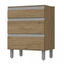 Ver imagem 2 de Balcão 3 Gavetas 60cm Integra Henn