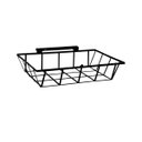 Ver imagem 1 de Lixeira de Rua Para Muro Parede ou Grade Preta 60x45x12cm Ouro Minas