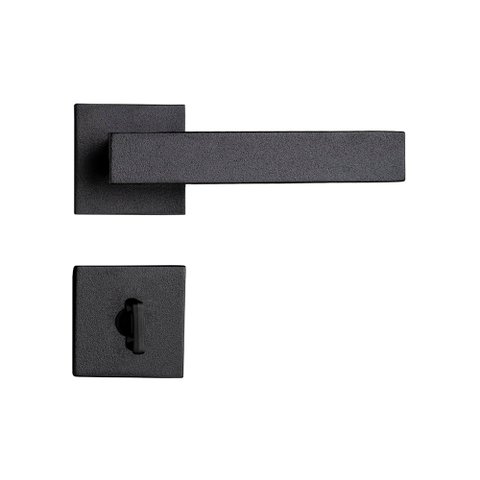 Fechadura para Banheiro Retro Pado 55 Mm Preto Textura - Rq2 411-90b Ept
