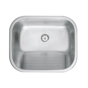 Tanque de Encaixe Tramontina 34 L Aço Inox Acetinado 50x40cm
