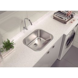 Tanque de Encaixe Tramontina 34 L Aço Inox Acetinado 50x40cm - 2