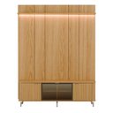 Ver imagem 7 de Rack com Painel para TV 75 Polegadas 100% MDF Vidro Reflecta LED 3 Portas 178cm Neon Float Carvalho