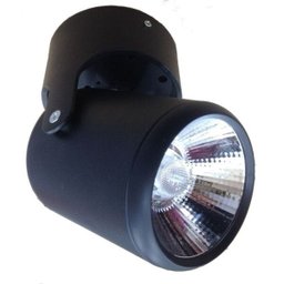 Spot 7W Kit 2Pç Sobrepor Cob LED Direcional Classe A Luxo - Preto - Branco Quente (3000K) - 3