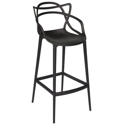 Banqueta Média Masters Allegra - 66 Cm - Preto