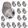 Spot 16W Sobrepor Kit 14Pç Cob LED Articulável Luxo Vitrine - Branco - Branco Morno (4000K) - 1