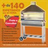 Churrasqueira Espetinho Inox Tam 75 Com Coifa Inox e 02 Grelhas Moeda Inox 70x25 - 3