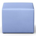 Ver imagem 7 de Poltrona de Amamentação Fixa com Puff Lucy P04 Sintético Azul - Mpozenato