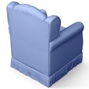Ver imagem 6 de Poltrona de Amamentação Fixa com Puff Lucy P04 Sintético Azul - Mpozenato
