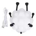 Ver imagem 5 de Luminaria Abajur Ovelhinha Fofa Touch Muda De Cor Usb Recarregavel Silicone Anti Alergica Decoraçao