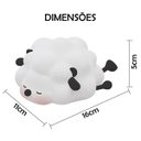 Ver imagem 3 de Luminaria Abajur Ovelhinha Fofa Touch Muda De Cor Usb Recarregavel Silicone Anti Alergica Decoraçao 