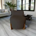 Ver mais imagens de Poltrona Decorativa Mônaco Bouclé Marrom