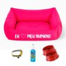 Kit Pet Com Cama Cachorro Gato M 57X37 Eu Amo Meu Humano - 3