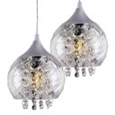 Ver imagem 2 de Lustre Pendente Taschibra Elisabeth 2 Rigato Transparente E27 Bivolt
