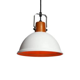 Lustre Pendente Taschibra Factory M Branco E27 Bivolt - 1