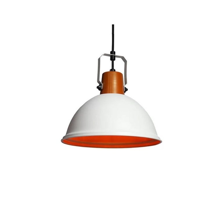Lustre Pendente Taschibra Factory M Branco E27 Bivolt