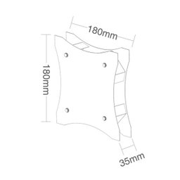 Arandela Taschibra Arena Branca com LED Bivolt - 3