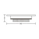 Ver imagem 3 de Painel de Led Taschibra Quadrado de Embutir 9W Dual Color Bivolt