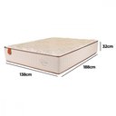 Ver imagem 3 de Colchão de Casal Rubi 138x188x32 Mola Ensacada Bege e Branco Bege com Branco