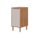 Ver imagem 3 de Balcão 1 Porta 40 cm Brilhante Celeste Bege/Cinamomo/Offwhite