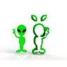 Cortador Alienigenamodular Mod 1 (et Extra Terrestre) 5 Cm - 1