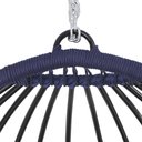 Ver imagem 5 de Balanço Suspenso Folha Corda Náutica e Alumínio Trama Original para Área, Jardim, Piscina