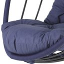 Ver imagem 4 de Balanço Suspenso Folha Corda Náutica e Alumínio Trama Original para Área, Jardim, Piscina