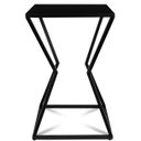 Ver imagem 4 de Mesa de Canto Lateral Alta Quadrada para Sala Austria - Preta