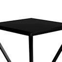 Ver imagem 5 de Mesa de Canto Lateral Alta Quadrada para Sala Austria - Preta