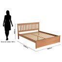 Ver imagem 4 de Cama de Casal Melita em Madeira Maciça de Pinus