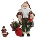 Ver imagem 2 de Papai Noel Natal em Pé Vermelho e Verde 45cm
