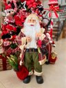 Ver imagem 3 de Papai Noel Natal em Pé Vermelho e Verde 45cm
