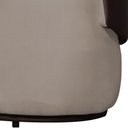 Ver imagem 3 de Namoradeira Sofá Beatriz com Composê Corino Marrom Suede Cappuccino - Vallisa Decor