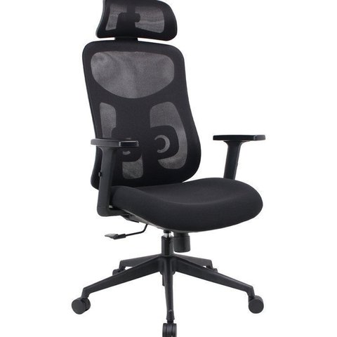 Kit com 6 Cadeiras Office Presidente Ajustavel e Ergonomica com Nr 17 Everest