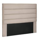 Ver imagem 1 de Cabeceira Estofada Box Casal King Size 195cm Suede Bege