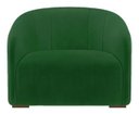 Ver imagem 2 de Kit 2 Poltronas Decorativa Julia Suede Verde - Lm Decor
