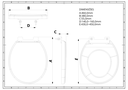 Ver imagem 5 de Assento Tampa para Vaso Sanitário Oval Bellart Soft Close Branco Durín