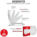 Ver imagem 4 de Assento Tampa para Vaso Sanitário Oval Bellart Soft Close Branco Durín
