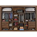 Ver imagem 4 de Guarda-Roupa Casal com Espelho 3 Portas de Correr Toronto